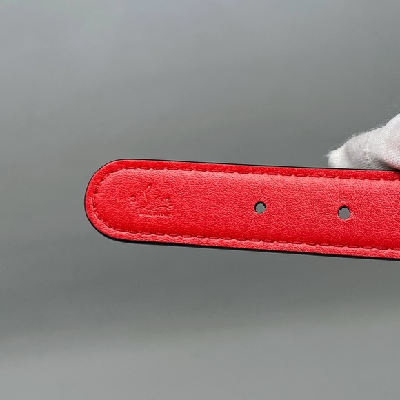 Christian Louboutin Loubicollar printed leather dog collar - Picture 7 of 8